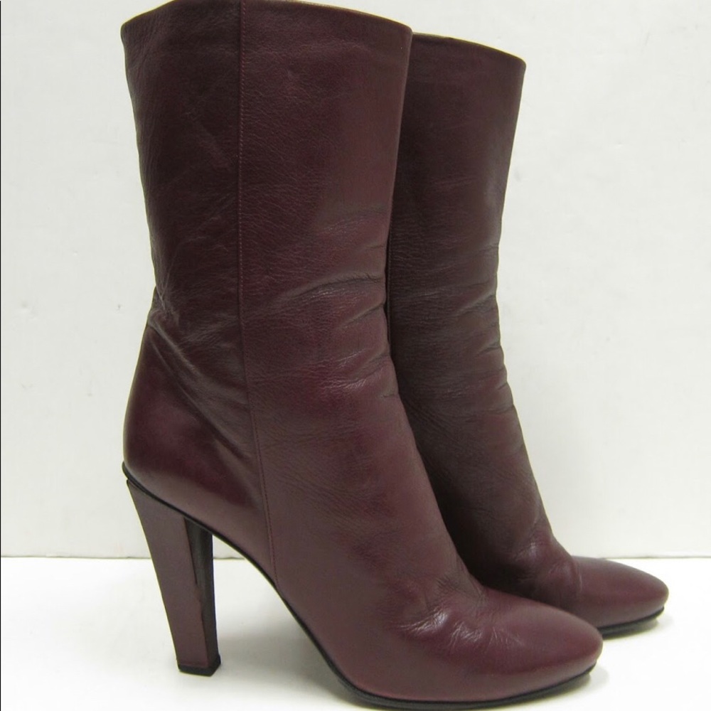 Jimmy Choo Cranberry Round-toe Ankle Boots